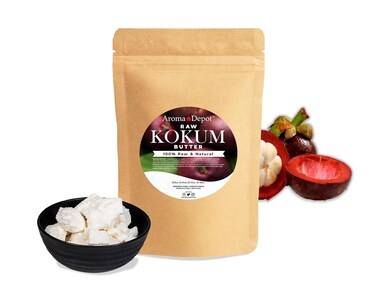 Aroma Depot 32 oz.Unrefined Raw Kokum Butter. Great for Skin, Body and Hair. 100% Pure I Natural I Cold Pressed I Thickener for Body Butters, Sunscreens, Soaps, Deodorants and Lotions.