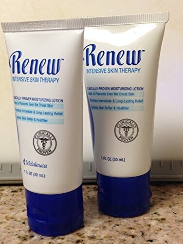 Renew Intensive Skin Therapy Lotion by Melaleuca (2 Pack, 1 oz. each) - Great Sample / Travel Size for Purse, Gym Bag, Vehicle. Dry, Chapped Skin Relief. by Melaleuca