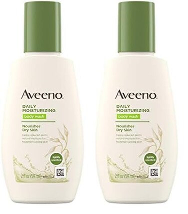 Aveeno Daily Moisturizing Body Wash, 2 Ounce (Pack of 2)