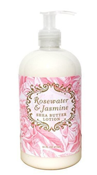 Greenwich Bay Rosewater &amp; Jasmine Lotion Enriched with Shea Butter and Essential Rose and Jasmine Oils 16 oz by Greenwich Bay Trading Company
