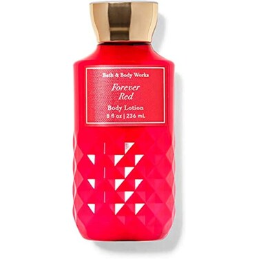 Bath &amp; Body Works Forever Red Super Smooth Body Lotion Set Gift For Women 8 Oz (Forever Red) Packaging Varies