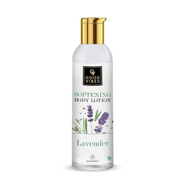 Good Vibes Softening Body Lotion - Lavender   Deeply Nourishes &amp; Moisturizes Dry Skin   Reveals Healthy Glowing Skin   Parabens Free   6.76 Fl Oz/200ml