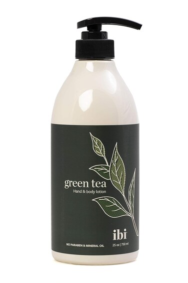 IBI Mineral Oil Free Moisture Hand and Body Lotion For Dry Skin with Green Tea 25.4 fl oz / 750ml, 1 bottle