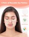 Under Eye Patches Silicone - 2 Pairs Reusable Eye Patches, Eye Wrinkle Patches, Reusable Under Eye Mask, Plump Fine Lines &amp; Wrinkles, with Metal Eye Cream Applicator, Tin Case, Cream Color