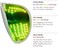 AMIRO Spectra 5-in-1 Light Therapy Face Mask, Contour Mask with Blue, Red, Green, Yellow, and Infrared Light, 3 Modes for Oily, Acne-Prone, and Sagging Skin, Skincare Mask for Face, Silver