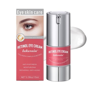 Retinol Eye Cream for Dark Circles and Puffiness, Anti Aging Under Eye Cream Reduce Wrinkles and Fine Lines, smooth and Hydrate Eye Area,Solve Your Eye Skin Problems