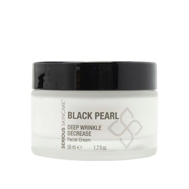 Serious Skincare Black Pearl Deep Wrinkle Decrease Face Moisturizer to Reduce Appearance of Lines &amp; Wrinkles - Anti Aging Cream For Face &amp; Neck with Hydrating Peptides &amp; Caviar Extract - 1.7 oz.