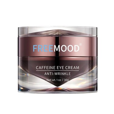 FREEMOOD Caffeine Eye Cream: for Dark Circles Puffiness Under Eye Bags Wrinkles Fine Lines A