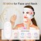 LED Light Therapy Mask, Silicon Flexible Face Mask, 4 Color Lights Therapy at-Home, Revitalize &amp; Renew Your Skin, Targets Fine Lines, Wrinkles &amp; Redness