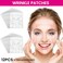 evpct 192Pcs Face Facial Medical Wrinkle Tapes Wrinkle Patches for Face Wrinkles Overnight, Smile Line Patches Face lifting tapes, Face oil Tape Smoothing Silicone face Forehead Wrinkle Patches