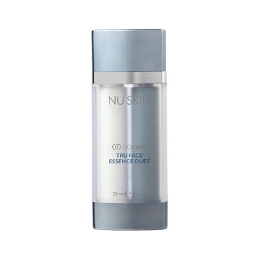 NU SKIN NuSkin ageLOC Tru Face Essence Duet   Neck Firming Cream &amp; Decollete Lifting Formula   Dual Chamber   Skin Care That Promotes Skin Firming, Contour, &amp; Hydration   Neck &amp; Chest Firming Cream