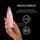Microderm GLO GEM Diamond Microdermabrasion and Suction Tool - Blackhead Remover Pore Vacuum Advanced Facial Treatment Machine - Anti Aging Wrinkle Care for Collagen Production &amp; Acne Scars (Pink)