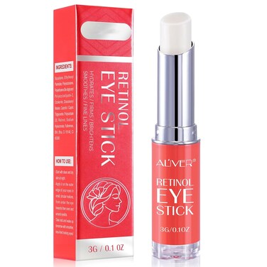 Retinol Eye Stick, Retinol Eye Cream for Dark Circles and Puffiness, Anti Aging, Under Eye Treatment Hydrating Eye Cream for Wrinkles, Brightener Eye Stick for Fine Lines, Puffiness and Bags