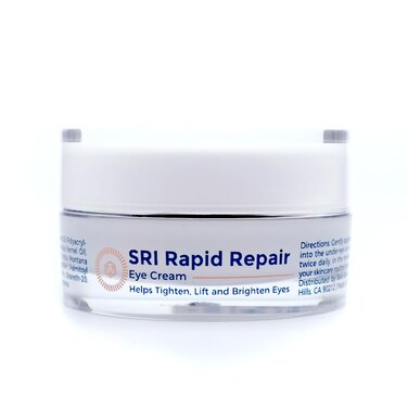 Skin Research Institute Rapid Repair Eye Cream - Helps Tighten, Lift and Brighten Eyes - Hyaluronic Acid for Deep Hydration and Plumping - Antioxidant Defense to reduce darkness and discoloration