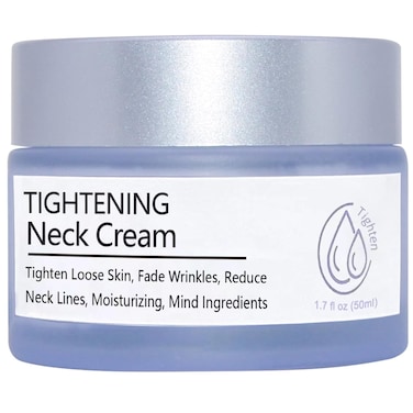 Neck Firming Cream, Tighten and Lift Neck Cream, Anti-Aging Neck Creams for Tightening Sagging Skin and Hydrating, Help Reduce Fine Lines &amp; Wrinkles - 1.7 oz