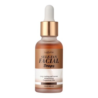 Face Tanning Drops Gradual Tan,Anti-Aging,Glow Drops for Face Self Tanning Provides an Even,Customizable Glow,1.08 Fl Oz