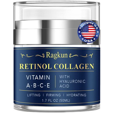Retinol Cream for Face, Face Moisturizer for Women &amp; Men with Collagen to Tighten, Lift &amp; Firm Skin, Wrinkle Cream for Women, Anti-Aging Face Cream, Instant Face Lift Cream 1.7 fl. oz.