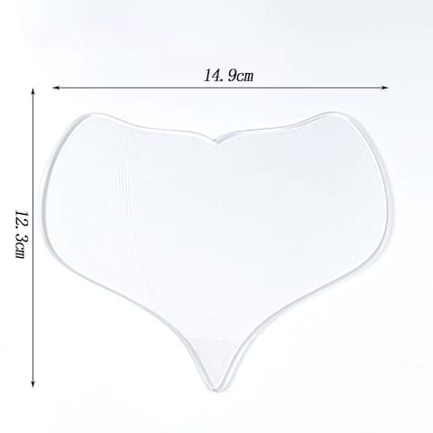 1 Piece of Silicone Peach-shaped Reusable Anti-wrinkle Chest Patch, To Prevent Wrinkles and Smooth The Skin.
