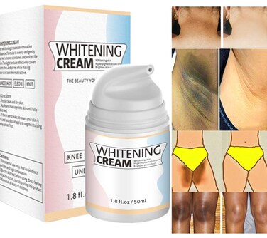 Skin Whitening Cream Easily Spray,Keep Face Moisturizer,Skin Lightening Cream for Intimate Areas,Underarm, Armpit,Elbow,Inner Thigh,Crema Blanqueadora para Partes Intimas