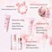Japan Sakura Skincare Set - 8 Pcs Teenage Skin Care Set - Skin Care for Teens 10-12 - Skincare for Girls 10-12 - Teen Skin Care Kit with Sleeping Face Mask,Cleanser,Face Cream,Eye Cream,Serum,Mud Mask