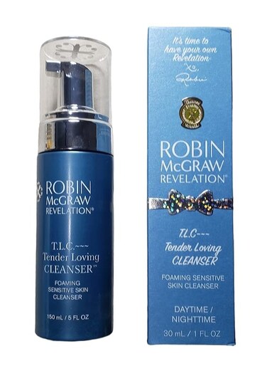 Robin Mcgraw Foaming Sensitive Anti Aging Skin Cleanser