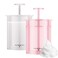 Foam Maker for Face Wash, Face Wash Foamer, Cleanser Foam Maker, Marshmallow Whip Maker Skin Care, Deep Skincare Cleaner Tools for Travel Household 2 Pieces(Pink and White)