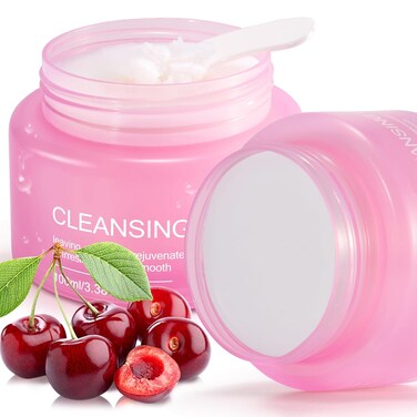 Cleansing Balm Makeup Remover, Facial Cleanser Balm for Makeup Removal, Deep Clear Cleansing Balm, Hydrating &amp; Nourising Face Cleanser, Korean Skincare, Christmas Holiday Gift for Women,100ml
