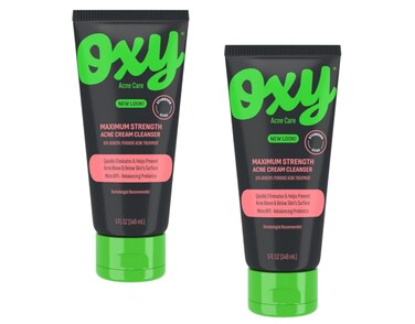 OXY Acne Medication Maximum Action Advanced Face Wash, Advanced Face Wash 5oz (Pack of 2)