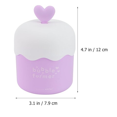 Face Wash Foam Maker Face Wash Foam Cup Face Foam Maker Marshmallow Maker Foamer Skincare Tools for Facial Skincare Purple Foam Bubble Maker