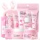 Skincare Kit Sakura Teen Girl Gifts Women - Skin Care Set Travel Size Toiletries - Skincare for Girls 10-12 Hydrating - Gift Set for Women with Cleanser,Serum,Cream,Sunscreen,Moisture Gel,Mask（12pcs）