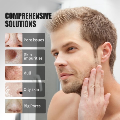 JVR Blackhead Remover Mask + Face Scrub for Men 9 oz+ Face Moisturizer Cream Anti Aging Cream, Charcoal Peel Off Black Mask, Facial Mask Purifying and Deep Cleansing for All Skin Types