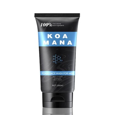 GOODY 2'S KOA MANA Foaming Face Wash for Men, 100% Organic, Pure Plant Ingredients, 180 ml