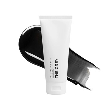The Grey Charcoal Face Wash for Men Detoxifying Gel Delivers Deep Pore Cleansing with Soothing Natural Charcoal Extract Gently Washes Away Impurities Softens Skin &amp; Facial Hair 3.4oz