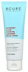 Acure Incredibly Clear Charcoal Lemonade Facial Scrub, Paraben Free, Vegan, 4 Fluid Ounce (Pack of 1)