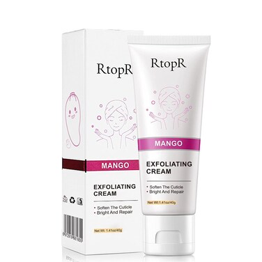 RtopR Mango Exfoliating Cream, Peeling Gel for Cleansing
