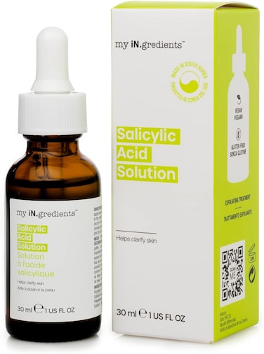 Masque Bar My Ingredients Salicylic Acid Solution - Exfoliating Solution For Face - Healing Acne Spot Treatment For Blemish Prone Skin