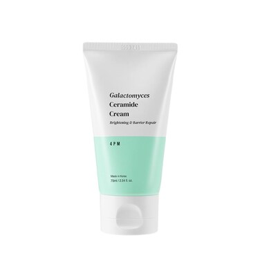 4PM Galactomyces Ceramide Cream (2.54 fl. oz), for Glass Skin Barrier, Face Moisturizer, Moisturizing Face Cream, Glow Brightening &amp; Hydration, Korean Skincare, Made by SEOUL4PM