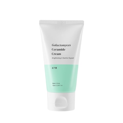 4PM Galactomyces Ceramide Cream (2.54 fl. oz), for Glass Skin Barrier, Face Moisturizer, Moisturizing Face Cream, Glow Brightening &amp; Hydration, Korean Skincare, Made by SEOUL4PM