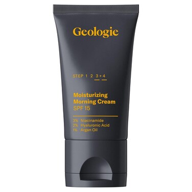 Geologie Moisturizing Face Cream with SPF 15   Daily Hydrating Cream with Hyaluronic Acid &amp; Niacinamide   Lightweight   For Men &amp; Women