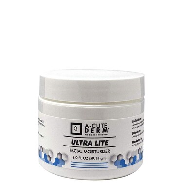 A-Cute Derm Ultra Lite Facial Moisturizer for Dry Skin   Helps in Soften and Rehydrate Skin   Day and Night Cream (2.0 oz)