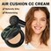 2Pcs Air Cushion CC Cream Foundation Mushroom Head Moisture Cushion Cover Up BB Cream Makeup for Moisturizing Oil Control Concealer Brighten Skin Tone #Natural Color