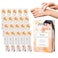 Moisturizing Hand Cream, Relieves and Repairs Hand Lotion, Travel Size Hand Cream, Peach Fragrance, Pack of 20