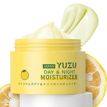 Yuzu Facial Moisturizer, Intense Hydration, Radiance Boosting Aging Skin, Deeply Moisturizes Enhance Skin, Even Skin Tone, Body and Face Moisturizer with Vitamin C for Day &amp; Night Use