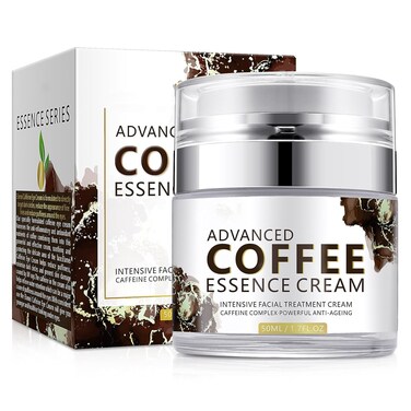 Coffee Face Moisturizer - Natural Caffeine Facial Cream, Coffee Press Cream for Moisturizing, Hydrating, Fine Line, Anti-Wrinkle Moisturizing Lotion For Women &amp; Men