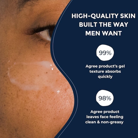 Prettyboy Face Revival Gel Moisturizer For Men - Hydrating Cream That Refreshes Dry Skin, Irritation, &amp; Redness - Supports Anti Aging &amp; Anti Wrinkle - Fragrance Free - 2 Count