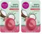 eos 100% Natural Lip Balm- Coconut Milk, All-Day Moisture, Made for Sensitive Skin, Lip Care Products, 0.25 oz (Pack of 2)