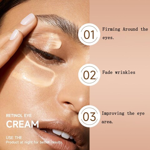 Retinol Eye Stick, Eye Cream Balm Body Moisturizing Lip Blam Stick Neck Cream Portable Eye Skin Stick Anti-Wrinkle Removing Dark Circles Fine Line Moisturizing for Women Man Daily Eye Skin Care