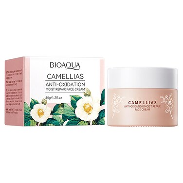 BIOAQUA Camellias Anti-Oxidation Moist Repair Face Cream Moisturizing Facial Skin Care 50g / 1.7fl.oz