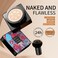 GL-Turelifes Mushroom Head Air Cushion CC Cream Foundation Water Feeling Flawless BB Cream Moisturizing Oil Control,lightweight &amp; Smoothing Natural Face Concealer (F-01 Ivory, 0.53 Oz)