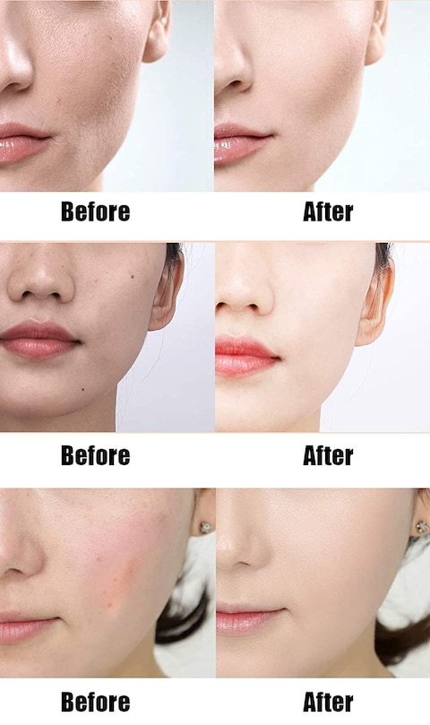 GL-Turelifes Mushroom Head Air Cushion Foundation CC Cream Water Feeling Flawless BB Cream Moisturizing Oil Control, Lightweight &amp; Smoothing Natural Concealer (BlanchedAlmond)